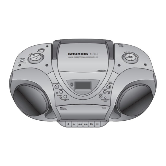 Grundig FREAXX 40 RRCD 4204 PLL User Manual