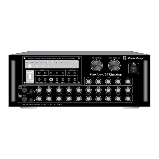 Martin Ranger Pure Sound 55 Owner's Manual
