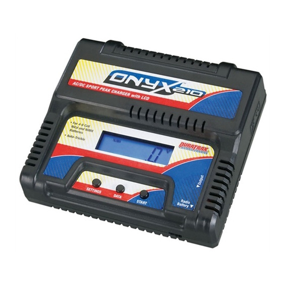 Duratrax Onyx 210 Manual