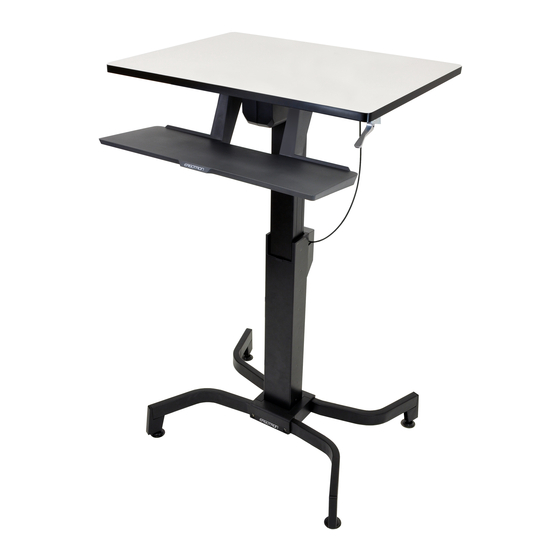 Ergotron WorkFit-PD Assembly Instructions Manual