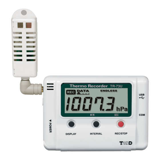 T&D TR-73U Manual