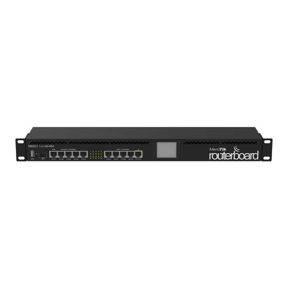 MikroTik RouterBOARD 2011UiAS-RM Manual