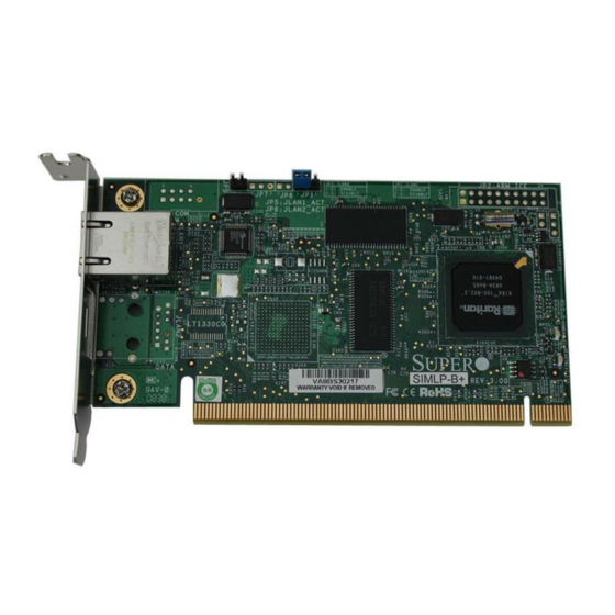 Supermicro AOC-SIMLP-B User Manual