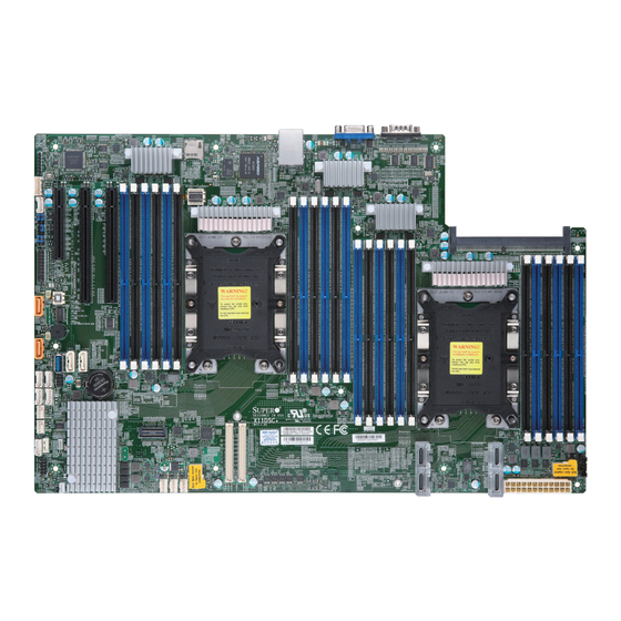 Supermicro X11DAI-N Intel Chipset Socket P 著しい LGA-3647 C622 E-ATX  Motherboard 中古