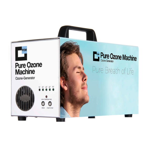 ERRECOM PureOzone Machine User Manual
