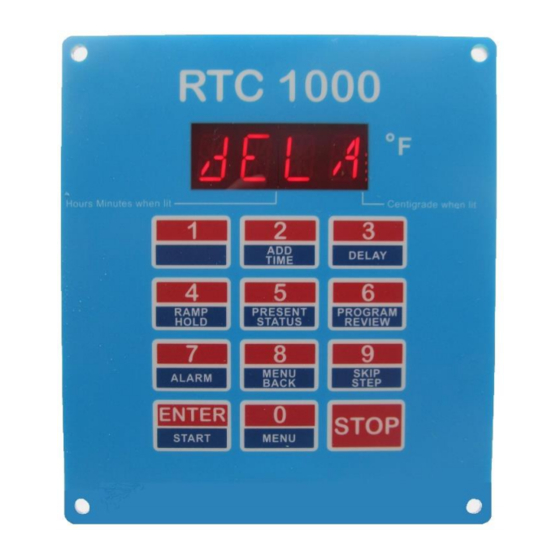 Bartlett RTC 1000 Manual