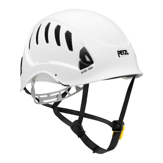 Petzl ALVEO VENT A20V Manual