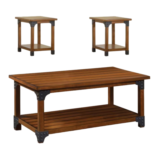 Furniture of America CM4102-3PK Assembly Instructions Manual