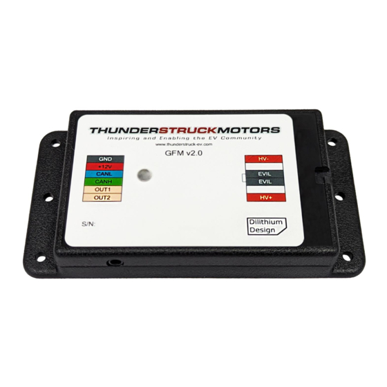 Thunderstruck Ground Fault Monitor V2 Manuals