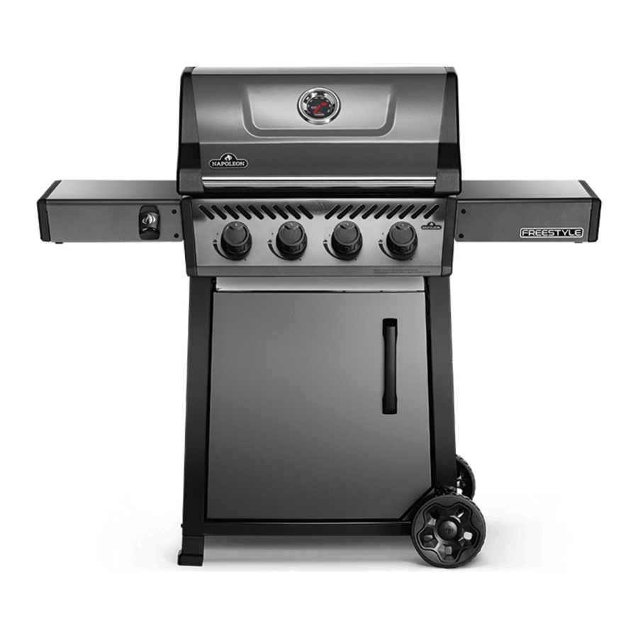 Napoleon F365, F425, F425DPGT - FREESTYLE Series Grills Manual