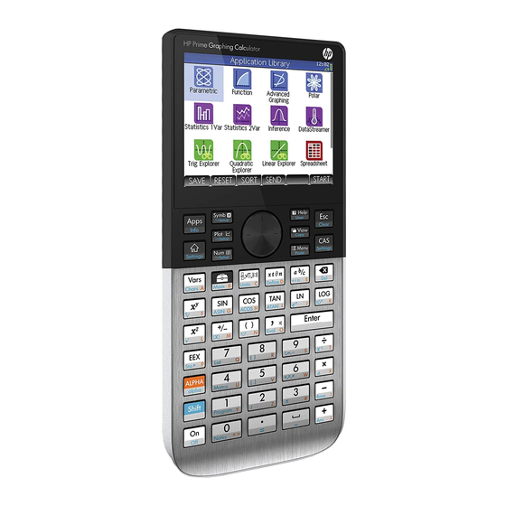 HP Prime Graphing Calculator Specification