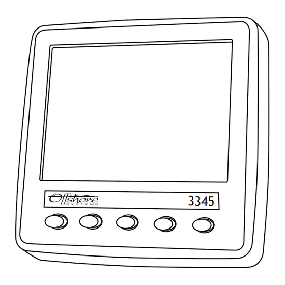 Offshore 3345 NMEA2000 User Manual