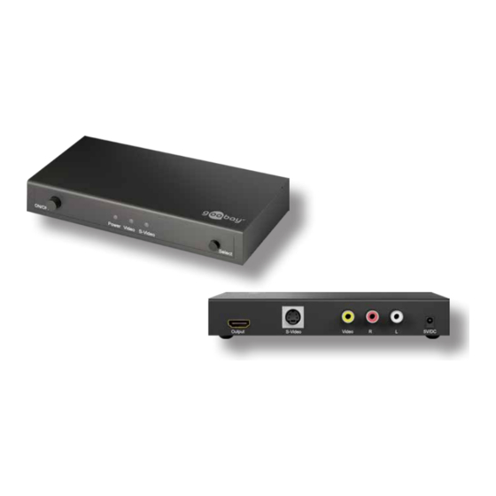 Goobay RCA/HDMI Converter User Manual