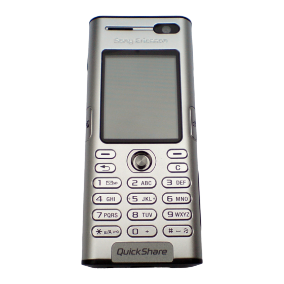 Sony Ericsson K600i User Manual