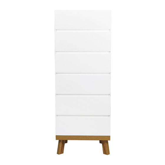 Mocka Addi Six Drawer Slim Assembly Instructions Manual
