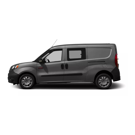 RAM PROMASTER CITY Owner's Manual