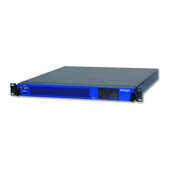 Dialogic BorderNet 2020 Quick Start Installation Manual