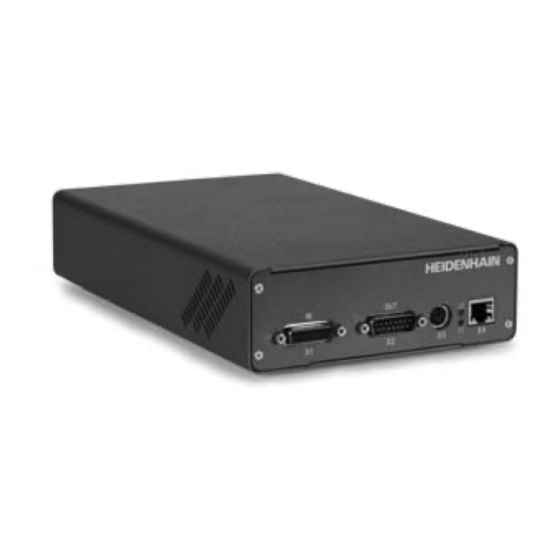 HEIDENHAIN ECI 11 Series Mounting Instructions