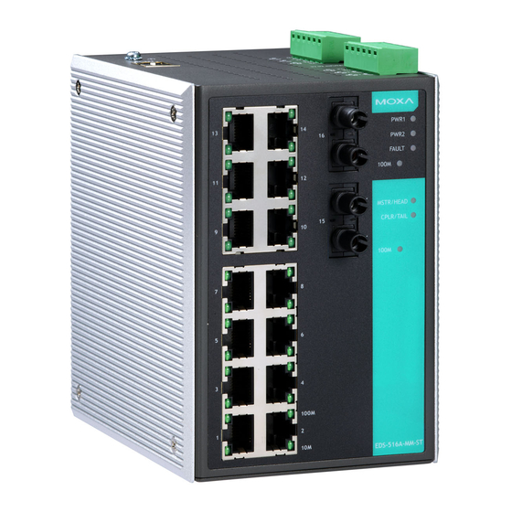 Moxa Technologies EtherDevice EDS-516A-T Hardware Installation Manual