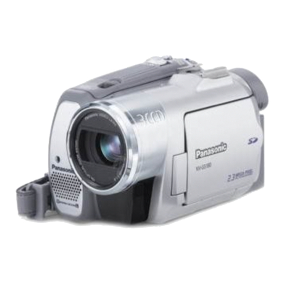 Panasonic NV-GS180EP Operating Instructions Manual