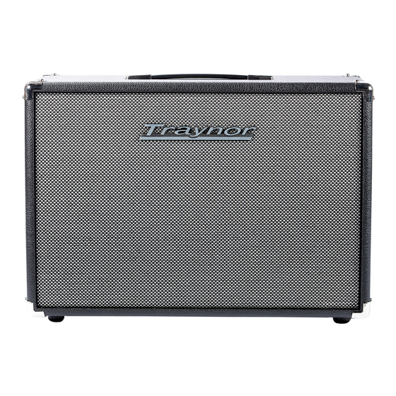 YORKVILLE Traynor YCX12 Guitar Cabinet Manuals