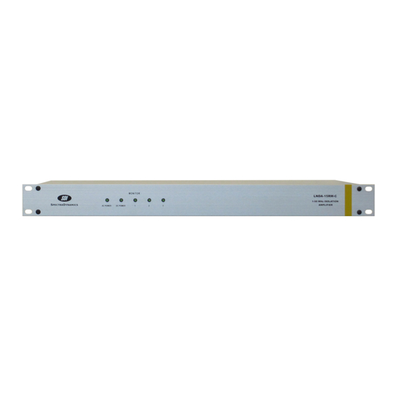 SDI LNDA-15RM-C Operating Manual