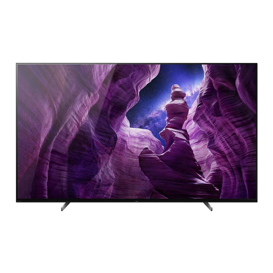 Sony BRAVIA A87 Manuals