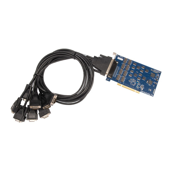 SeaLevel Ultra COMM+8.PCI User Manual