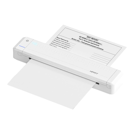 HPRT MT866 Quick Start Manual