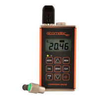 Elcometer CG50DL Operating Instructions Manual