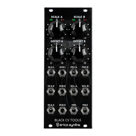 Erica Synths Black Series Manual