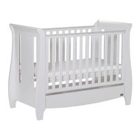 Tutti Bambini KATIE SLEIGH MINI COT BED WITH DRAWER 211139 Assembly Instruction Manual