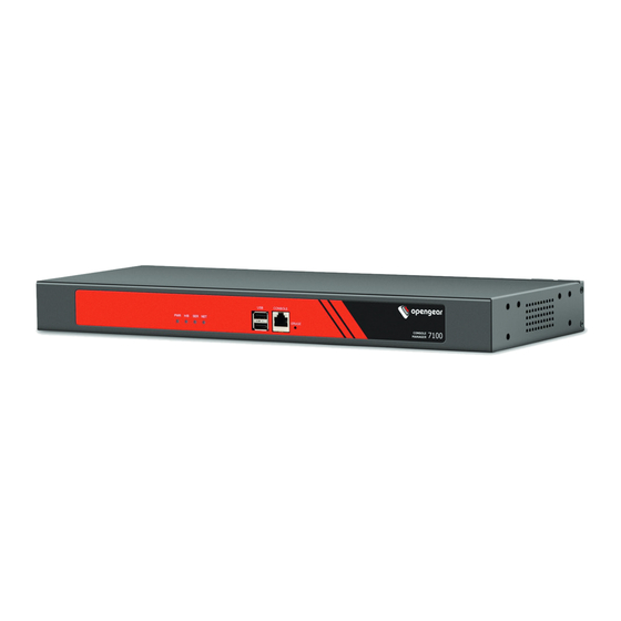 Opengear CM7196A Quick Start Manual