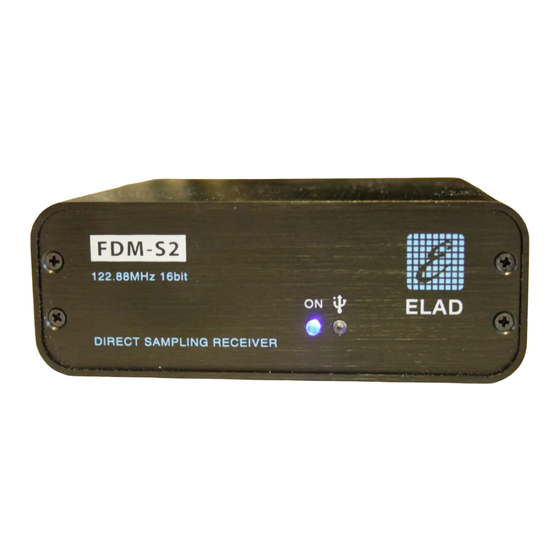 ELAD FDM-S1 Instructions