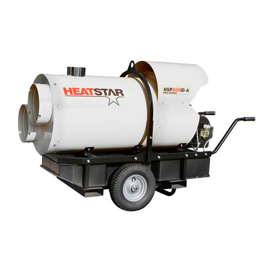 HeatStar HSP500ID-A User And Maintenance Book