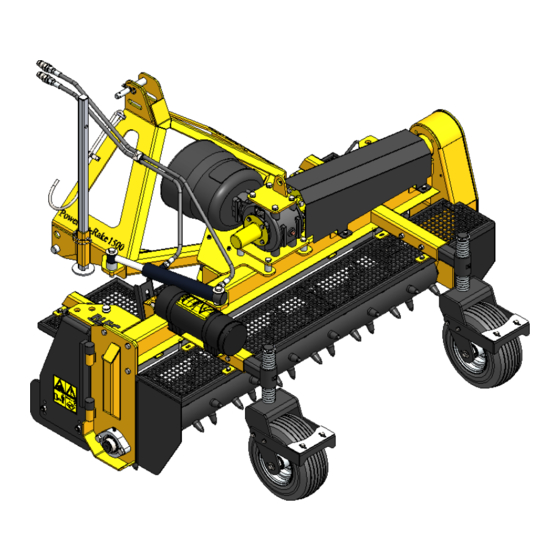 Redexim POWER BOX RAKE 150 User Manual And Parts Book