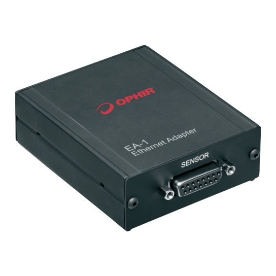 MKS Ophir EA-1 User Manual