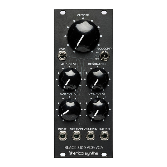 Erica Synths BLACK Series Manual