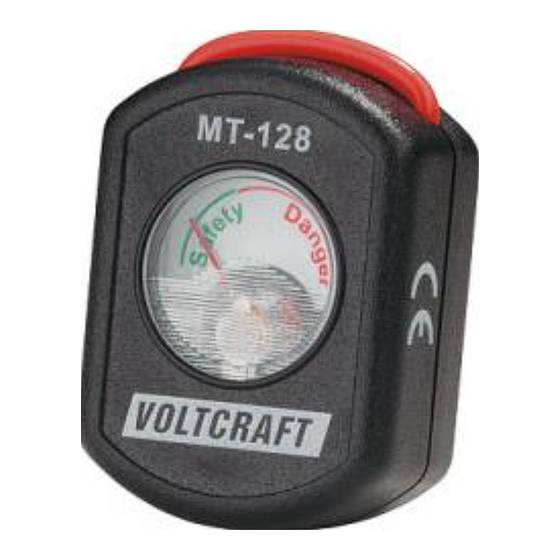 VOLTCRAFT MT-128 Operating Instructions
