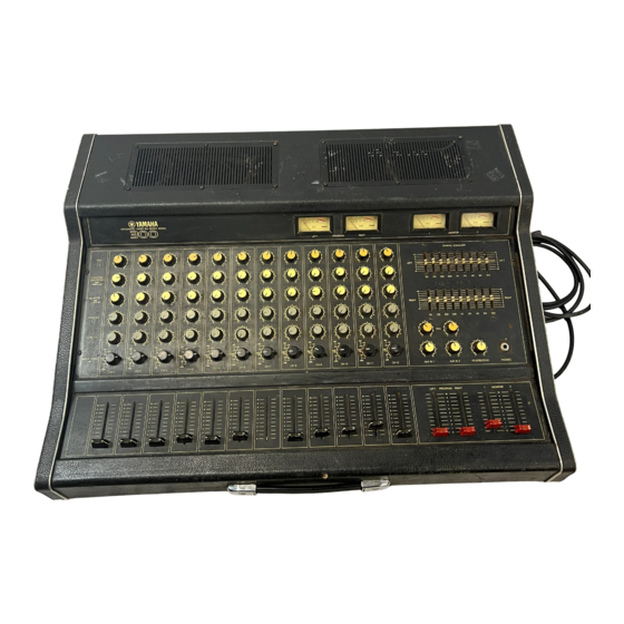 Yamaha EM-300B Powered Mixing Board Manuals
