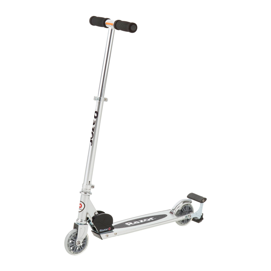 Razor Spark - Series Scooters Manual
