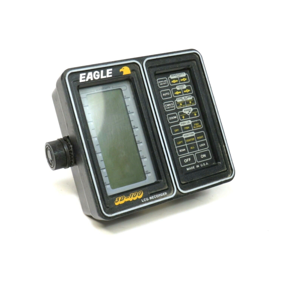 EAGLE 3D-100 FISH FINDER INSTALLATING AND OPERATION MANUAL