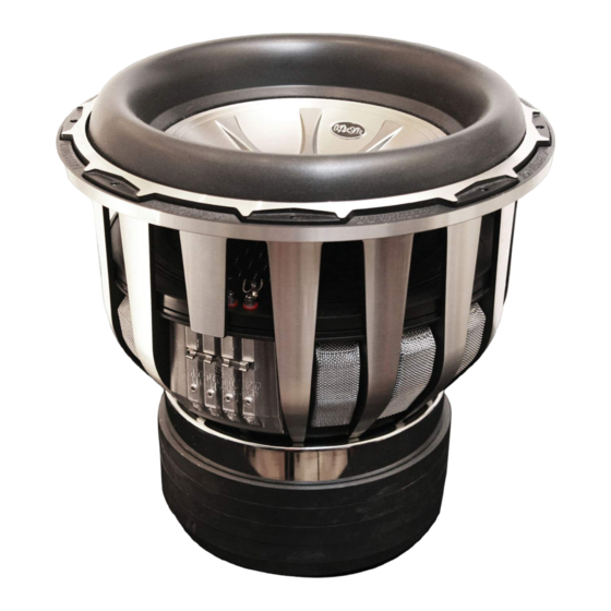 EARTHQUAKE HOLEES 12 SUBWOOFER BROCHURE & SPECS ManualsLib