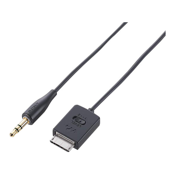 Sony WMC-NWR1 Operating Instructions