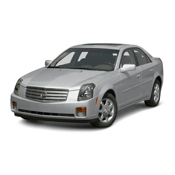 Cadillac 2003 CTS Owner's Manual