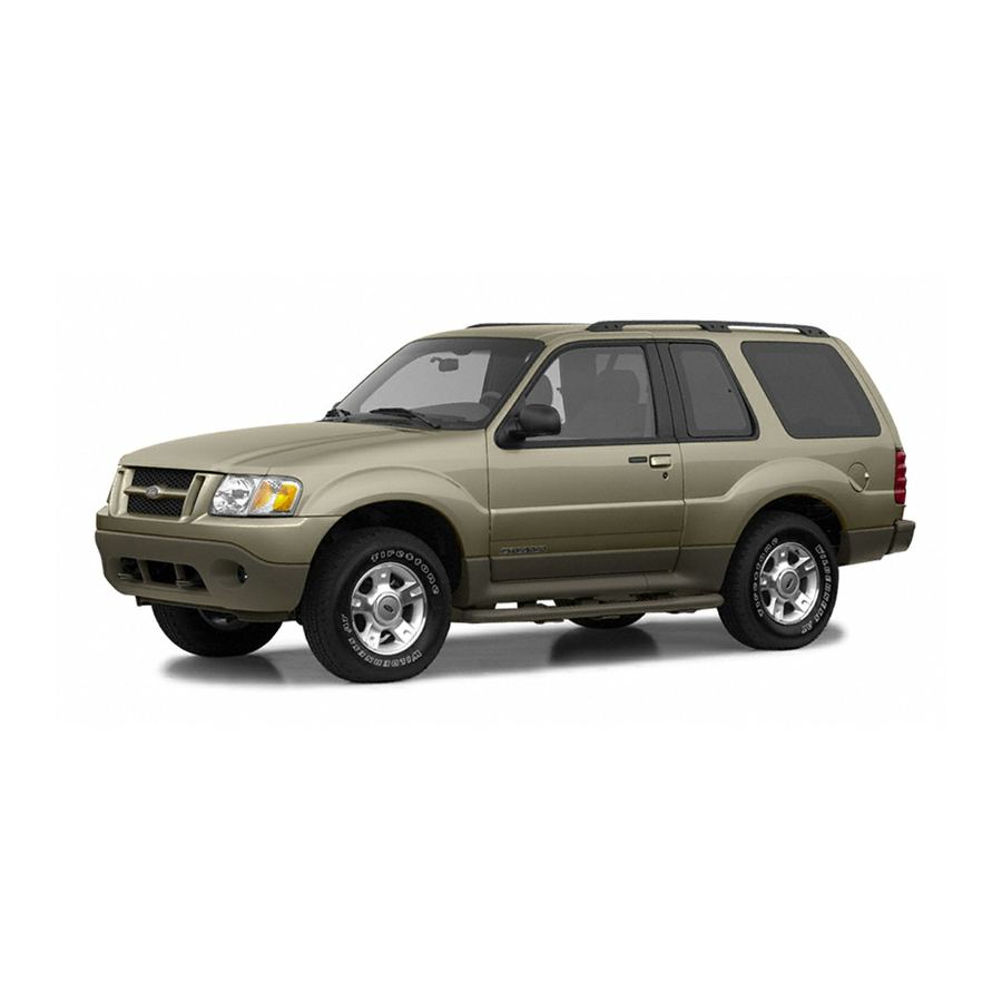 Ford 2002 Explorer Manual