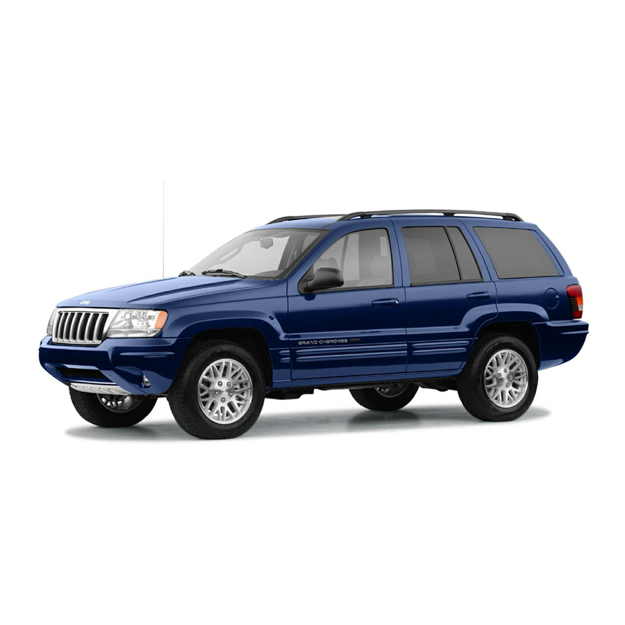 Jeep 2004 Grand Cherokee Owner's Manual