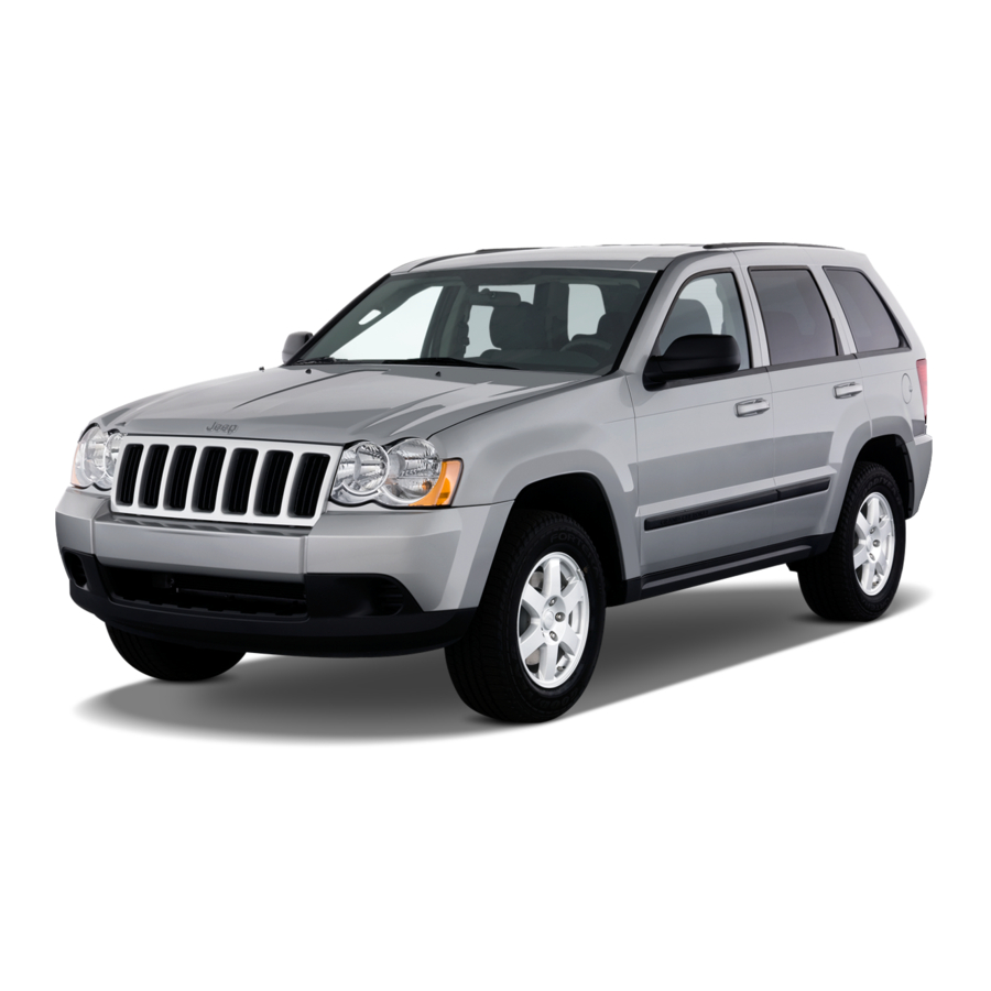 JEEP 2008 GRAND CHEROKEE AUTOMOBILE OWNER'S MANUAL ManualsLib