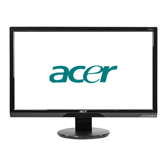 Acer P221W b - LCD 22 - Ecran