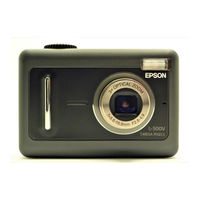 Epson L500V - PhotoPC Digital Camera Reference Manual